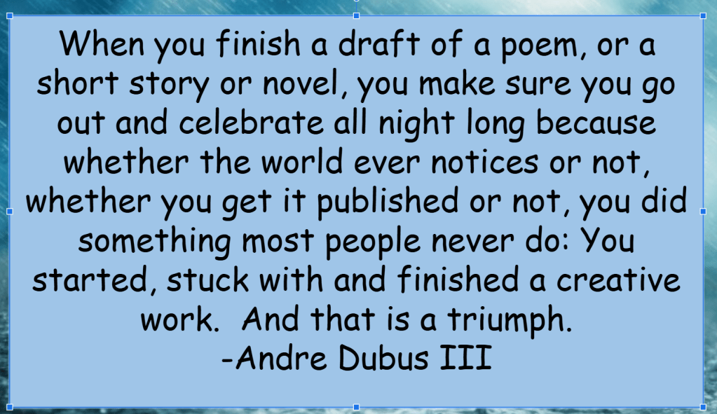 Setting Writing Goals