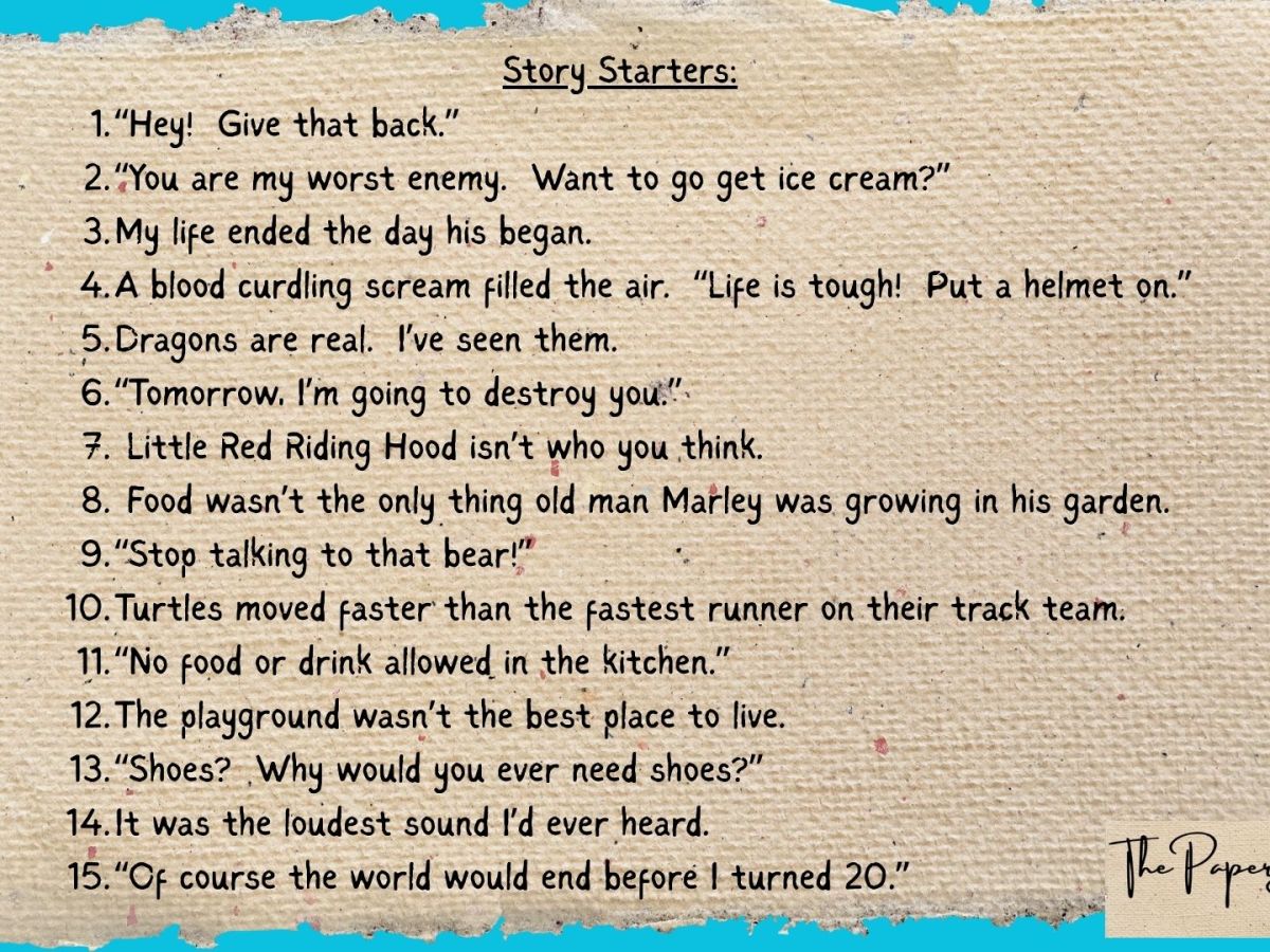 Story Starter Resource